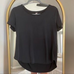 Banana Republic Signature Soft Black Basic Tee Small